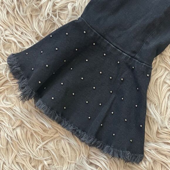 Pilcro and the letterpress cropped stuffed bell bottoms size 26 - Picture 4 of 6